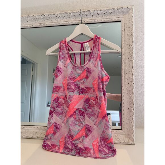 Lululemon Ivivva Pink Purple Athletic 2 Tank Tops Girl’s Sz 14 NWT - Picture 1 of 4